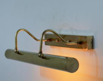 Solid Brass Vintage Picture Light, Art Sconce, Tassel Sconce Fixture
