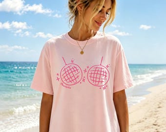 Custom Bikini Bachelorette Shirt,Beach Bach Weekend Tee,Coastal Bride Tribe Shirt,Destination Bridal Party Gift,Bridesmaid Vacation Tee
