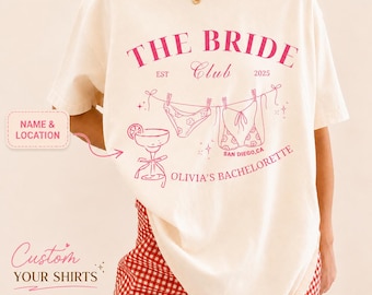 Custom Beach Bachelorette Shirts,Personalized Bach Club Shirts,Tequilla Final Fiesta Bachelorette Merch,Beach Bach Weekend Tee,Girls Party