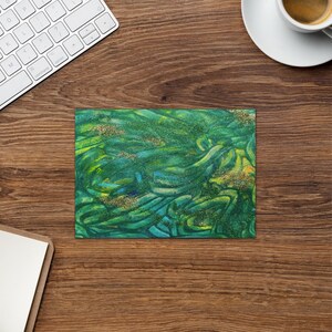 Carte de vœux « vierge » Un morceau de courage