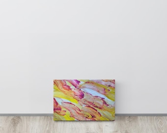 Impresión en lienzo, impresión de arte abstracto, impresión sobre lienzo, arte de pared de ensueño, Colección Stay Strong