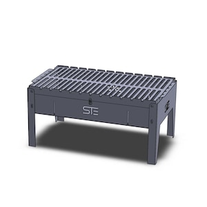 foldable, BBQ grill, DXF, laser cut, CNC