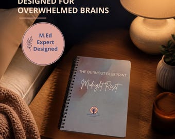 Diario de relajación nocturna para madres de niños con TDAH, registro de la ansiedad a la hora de dormir, libro físico impreso (90 días)