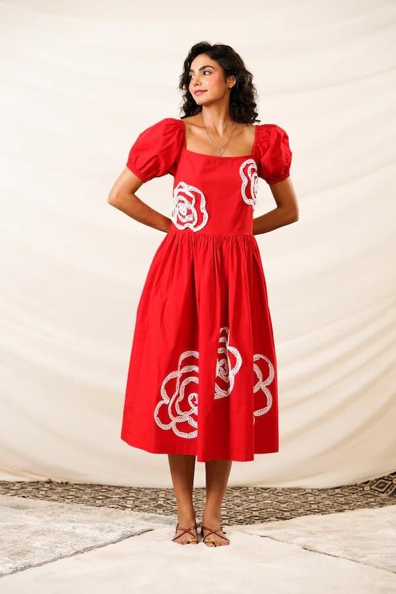 moon river ruffle sleeve shirred midi dress Moon River Strap Ruffle Sleeve Midi Dress MR9647