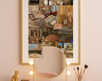 Luxury Vision Board Collage – High Vibe Digital Download for Manifestation & Abundant Living – Elegant Lifestyle Wall Art by Czarina