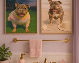 Dog Affirmation Printable Wall Art – Digital Download Digital | Maddie the Pocket Bully