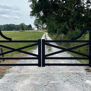 Driveway Metal Gate / Swing Gate - Reef Design - MG0006