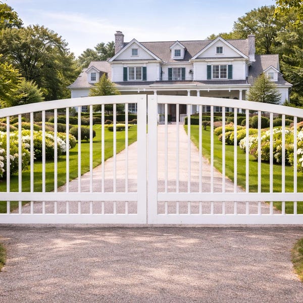 Driveway Metal Gate / Swing Gate - SolaX Design - MG0019