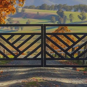 Driveway Metal Gate / Swing Gate - WPower Design - MG0016