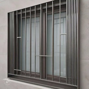 Custom Window Metal Guard / Window Grille / Window Grate / Window Grid / Window Grill Panel - WG001