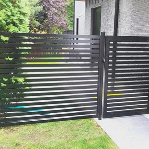 Fancy Man Gate Design / Pedestrian Metal Gate / Single Gate - SG0002