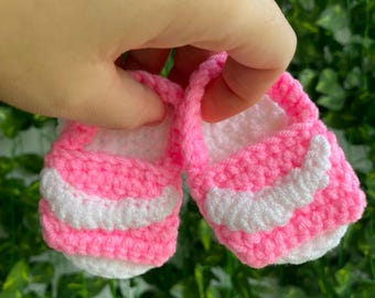 Newborn Baby Girl Baby Boy Crochet Knitted Shoes Slippers Sandals Baby Shower Gift Mommy and me Pregnant Mom Gift Gender Reveal Gift