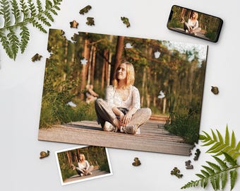 Nature-Themed Wooden Custom Puzzles from Photos with Collectible Pieces