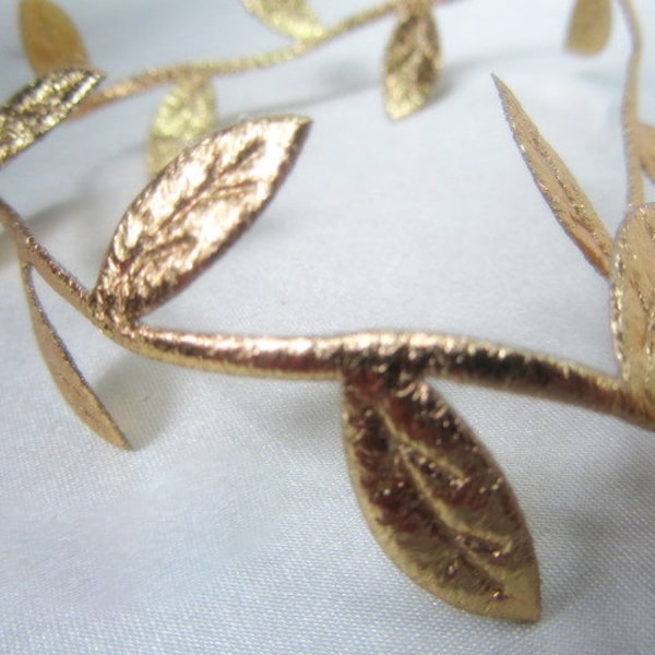 Gold Leaf Trim Etsy