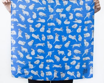 Cats Silk Scarf