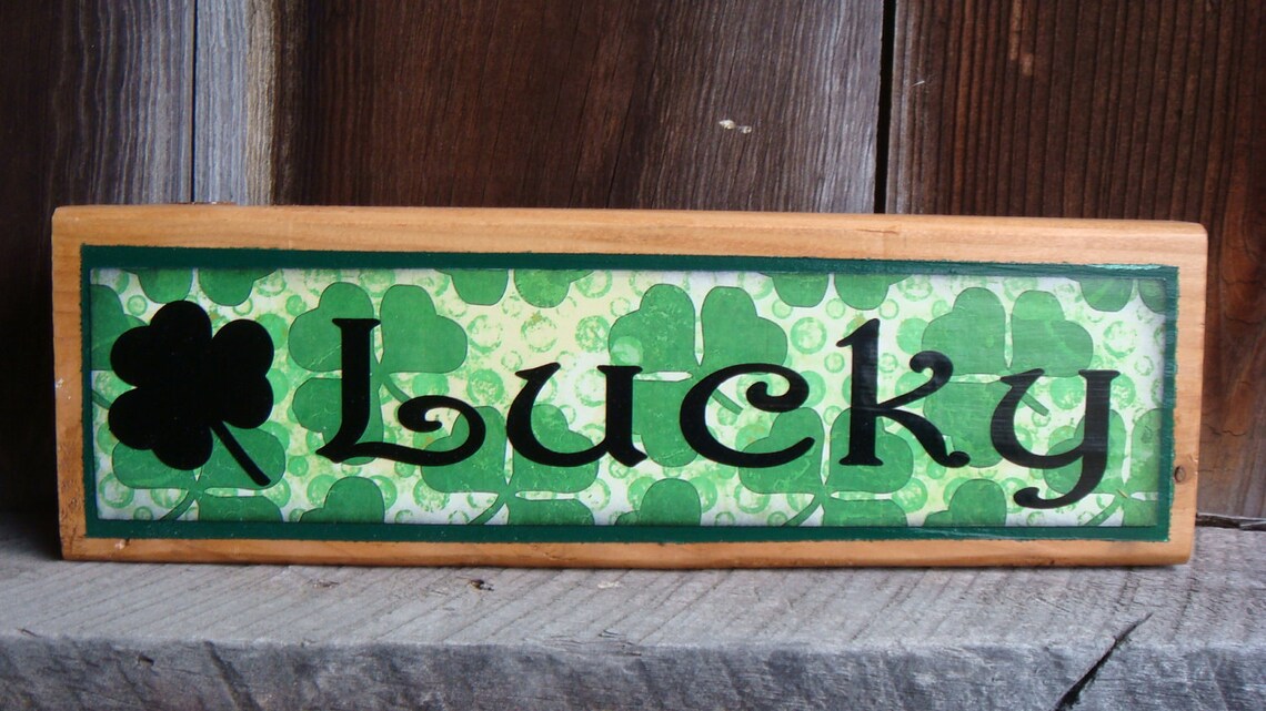 St. Patricks Day Wood Sign Etsy