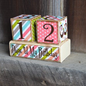 Birthday Countdown Advent blocks image 3