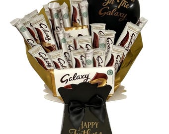 Personalised fathersday chocolate bouquets