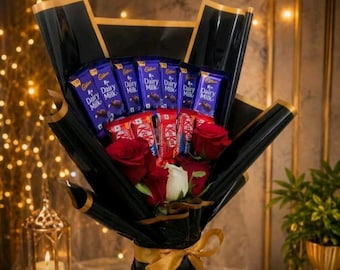 Buquês de chocolate personalizados para aniversários e formaturas em todas as ocasiões.