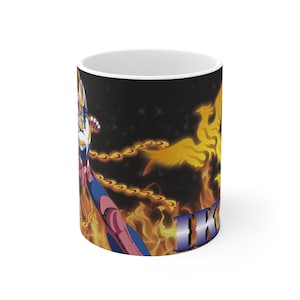Ikki Phoenix Warrior 11oz Mug, Anime Mug, Fantasy Coffee Cup, Unique Gift for Fans, Cool Drinkware, Collector&#39;s Item