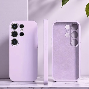 Luxury Shockproof Samsung Case – Original Color Soft Cover with Full Lens Protection for S25 S24 S23 S22 S21 Ultra Plus FE