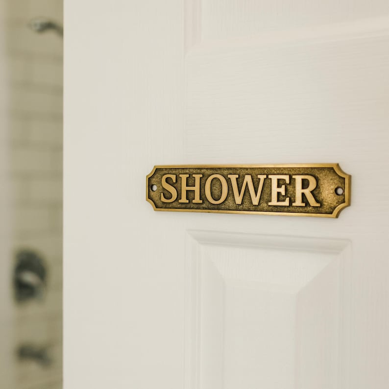 brass bathroom sign

vintage door plaque

shower door sign

WC door plate

rustic home décor

antique brass sign

bathroom wall décor

restroom door sign

toilet door plaque

farmhouse bathroom sign

solid brass plate

old style door sign

bathroom door marker

brass home accessories

retro bathroom plaque

hotel