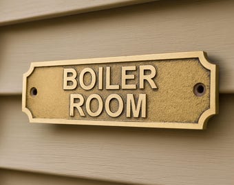 Personalized Brass Plaque Custom Engraved Memorial Sign, Office & Home Decor Name Plaque Wall Sign Decor
