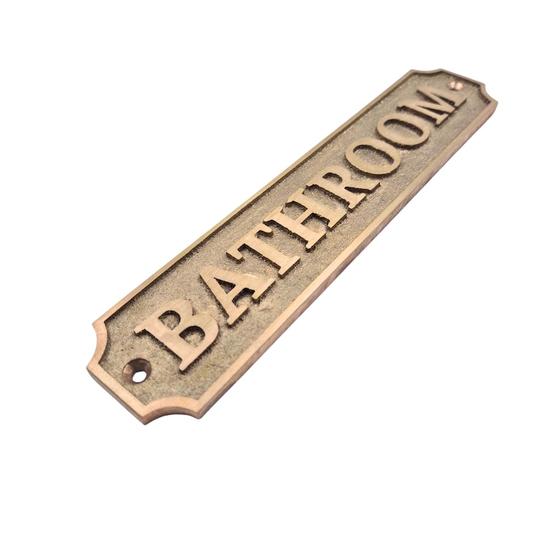 brass bathroom sign

vintage door plaque

shower door sign

WC door plate

rustic home décor

antique brass sign

bathroom wall décor

restroom door sign

toilet door plaque

farmhouse bathroom sign

solid brass plate

old style door sign

bathroom door marker

brass home accessories

retro bathroom plaque

hotel