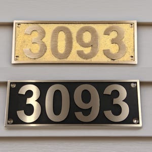 Custom Plaques Personalized Brass Plaque Memorial Signage for Recognition Plaques, Name Plates - Perfect for Office, Home, or Garden Decor