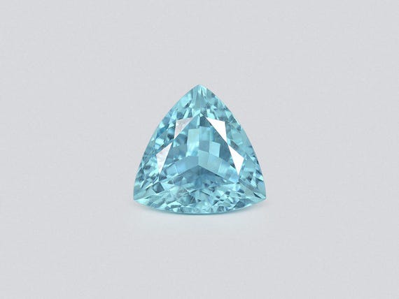 Aquamarine Trillion cut Loose Lab Grown Aquamarine AAA For Jewelry Making Excellent cut March Birthstone