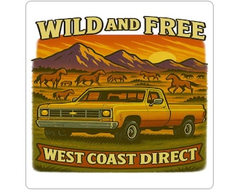 Pegatina original del WCD K10 de Wild and Free Eastern Sierra Nevada