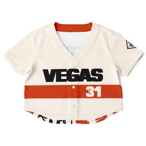 Esteban Ocon 31 Vegas Street Circuit Crop Top, Haas F1 Female Team Apparel, French Racing Fashion image 2