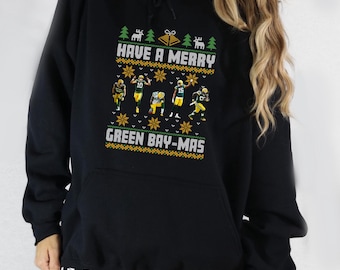 Green Bay Football Crewneck Sweatshirt, Christmas Gift Idea, Vintage Style Tee, Fan Apparel, Game Day Gear, Men's Gift