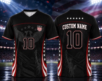 Gameday Essential Custom Name USA Soccer Jersey, 2026 Soccer Top