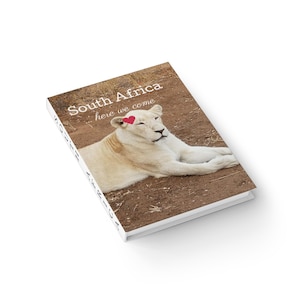 Personalized Travel Journal - South Africa Adventure, Personalized Travel Diary, Wanderlust Gift, Vacation Memories Book, Journey Journal