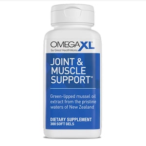 OmegaXL  Green Lipped Mussel Oil Omega 3 Supplement  300 Softgels