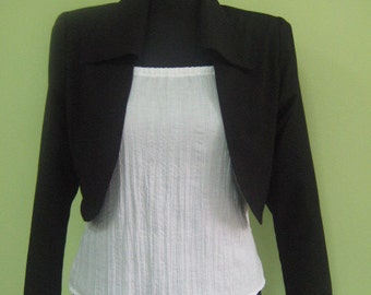 Elegant black bolero