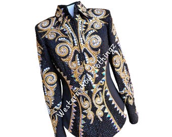 Handgefertigte Westernjacke, Rodeo Queen, Showmanship, Horsemanship, Western Pleasure Showjacke & Damen Jacken.