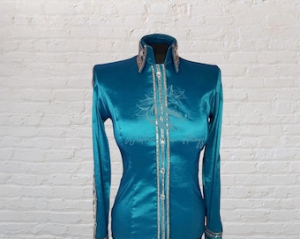 Handmade Western Show Shirt: Horsemanship, Pleasure, Showmanship