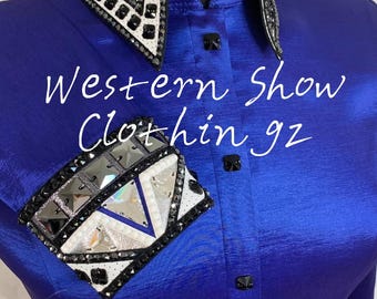Western Custom Rodeo Queen, Showmanship, Horsemanship, Western Pleasure Show Shirt & Women Rail shirt.
