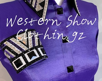 Western Custom Rodeo Queen, Showmanship, Horsemanship, Western Pleasure Show Shirt & Women Rail shirt.
