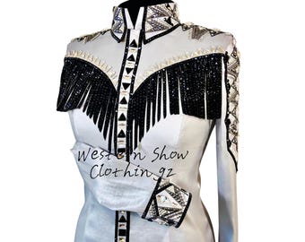 Western Custom Rodeo Queen, Showmanship, Horsemanship, Western Pleasure Show Shirt & Women Rail shirt.