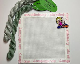 Blank Needlepoint Canvas Square | Zweigart Mono Deluxe, 13 or 18 Mesh