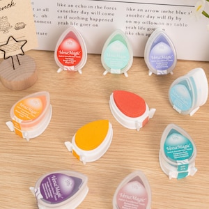 36 Colors of Tsukineko VersaMagic DewDrop Chalk Ink Pads-Quick Drying/Waterproof Ink Pads with for DlY Stamping, Card Making & Paper Crafts