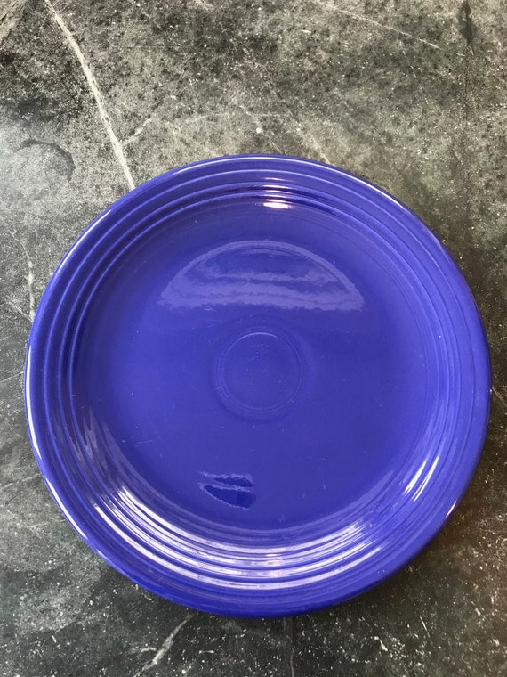 Fiesta 13 Chop Plate Cobalt Blue 1936-1951 Vintage Fiestaware - Etsy