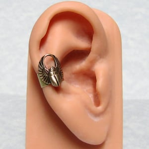 Egyptian Scarab Ear Cuff &#39; right ear &#39;
