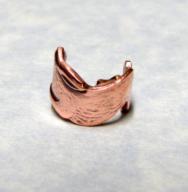 Running Rabbit Ear Cuff ' copper tone ' image 3