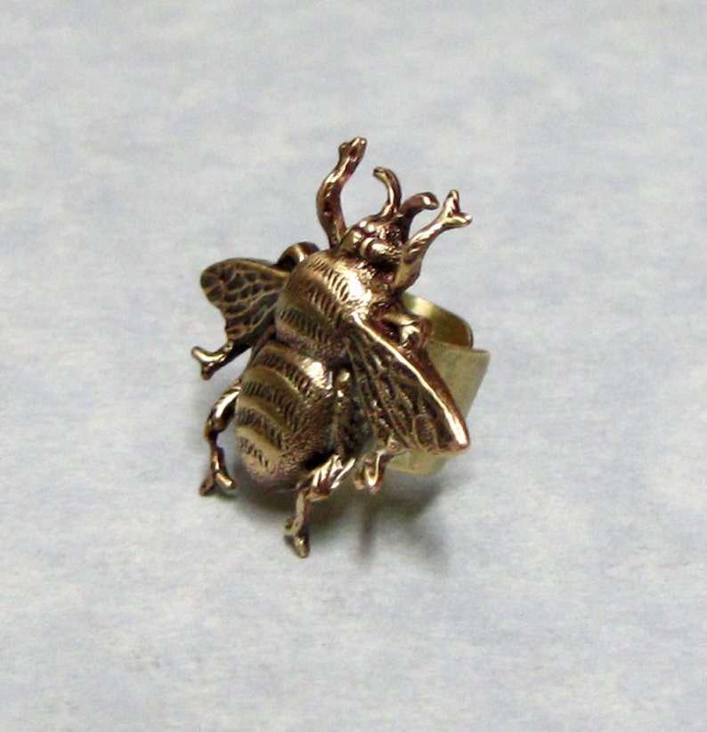 Steampunk Bee Insect Ear Cuff Etsy