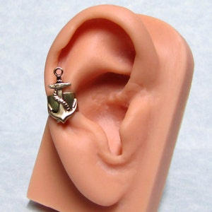 Anchor Nautical Ear Cuff ' right ear ' image 5