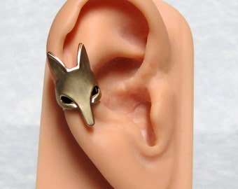 Fox Head Ear Cuff ' right ear '